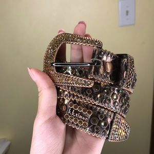 BB Simon belt with Swarovski crystals